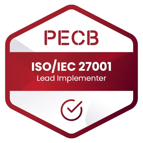 PECB ISO 27001 LI certification badge